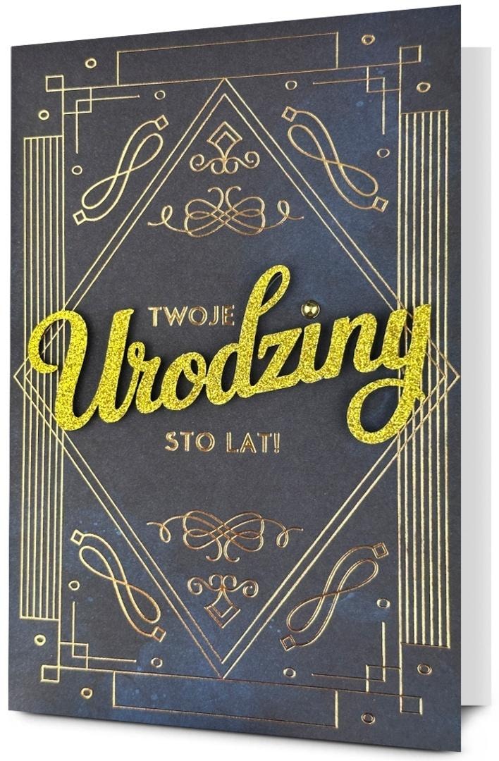 Pan Dragon Birthday Card with envelope - perfect as a gift