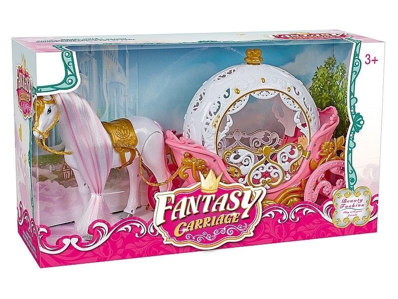 ADAR Doll carriage with battery-operated horse 29 cm