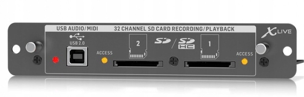 Behringer X-LIVE Recording Card for X32 - perfect for studio and stage