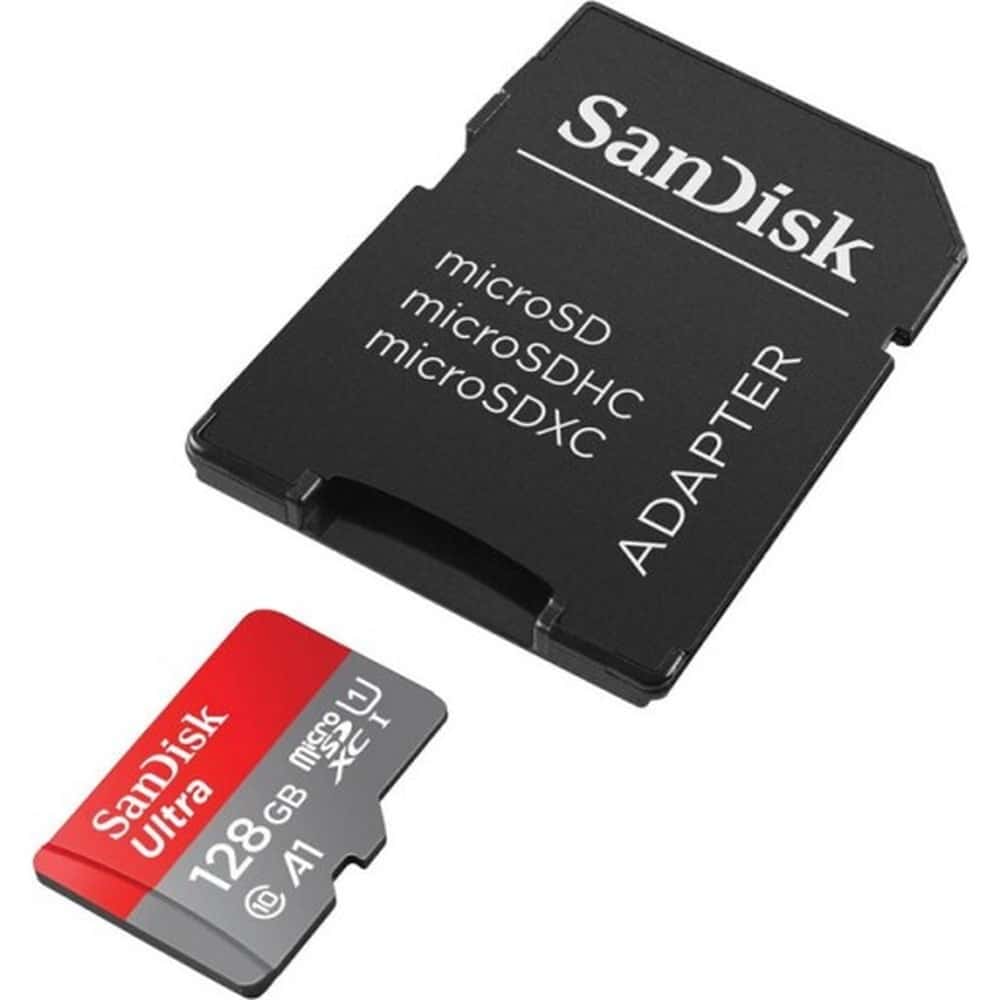 SanDisk Ultra microSDXC 128GB - fast memory card with SD adapter