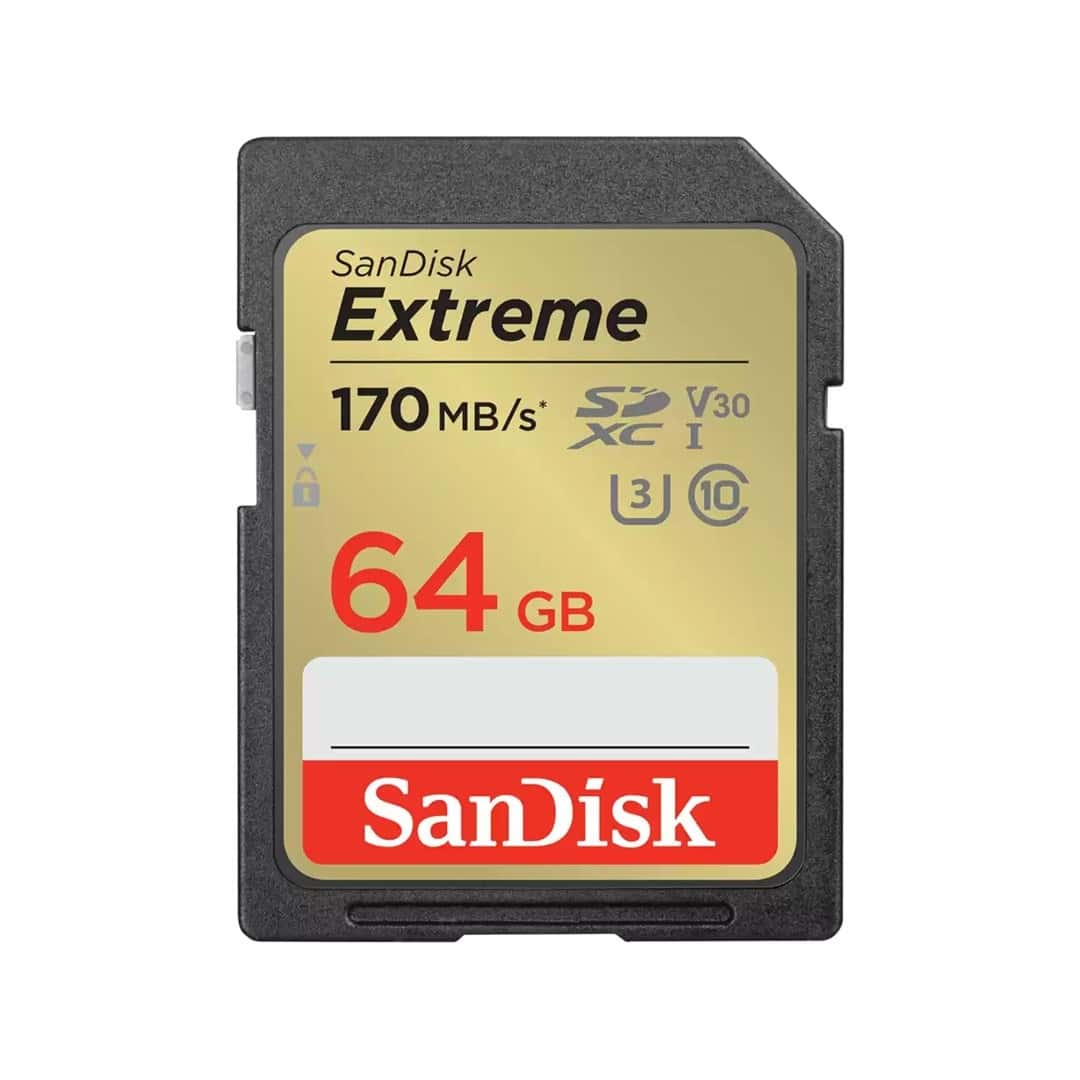 SanDisk Extreme SDXC 64GB - Memory card perfect for 4K