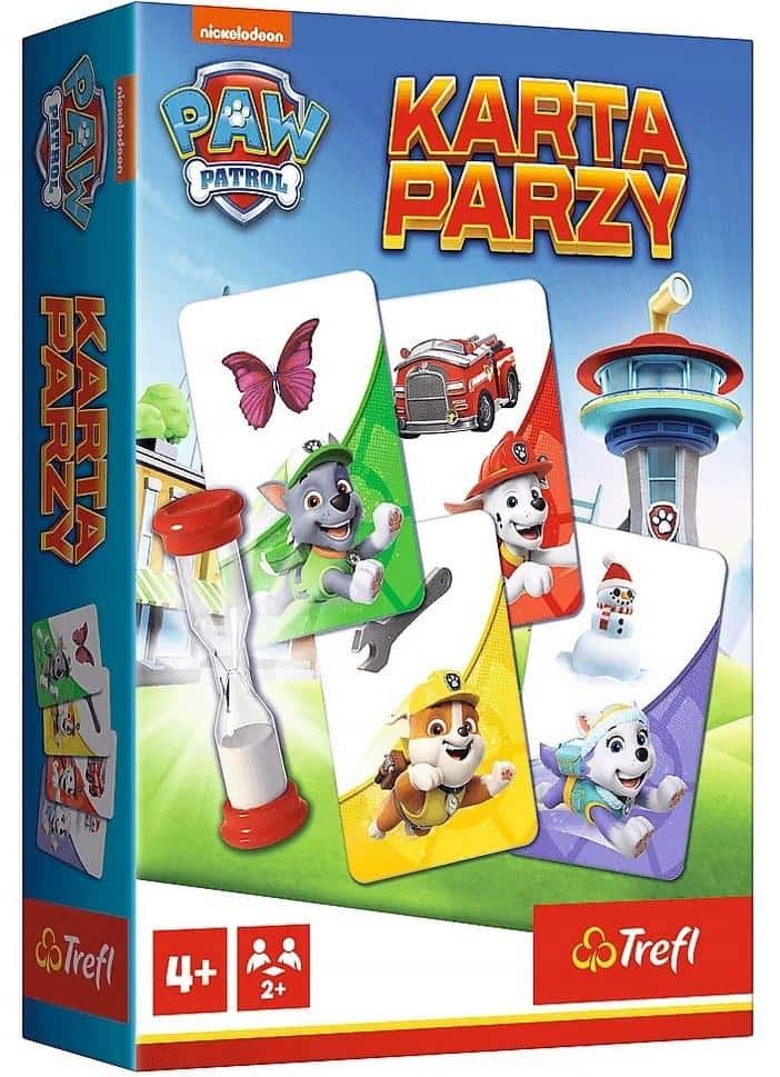 Trefl Paw Patrol - Card game Hot - quick fun for the whole family