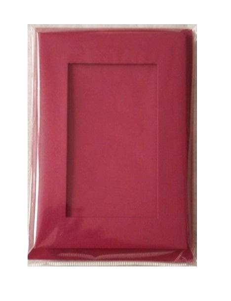 Galeria Hobby Passepartout card with burgundy envelope 5 pieces - elegant set