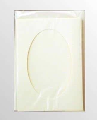 Galeria Hobby Passepartout card + pearl white envelope 5 pieces - perfect as a gift