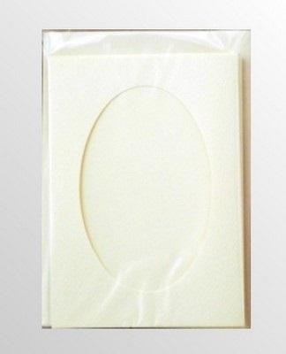 Galeria Hobby Passepartout card + pearl white envelope 5 pieces - perfect as a gift