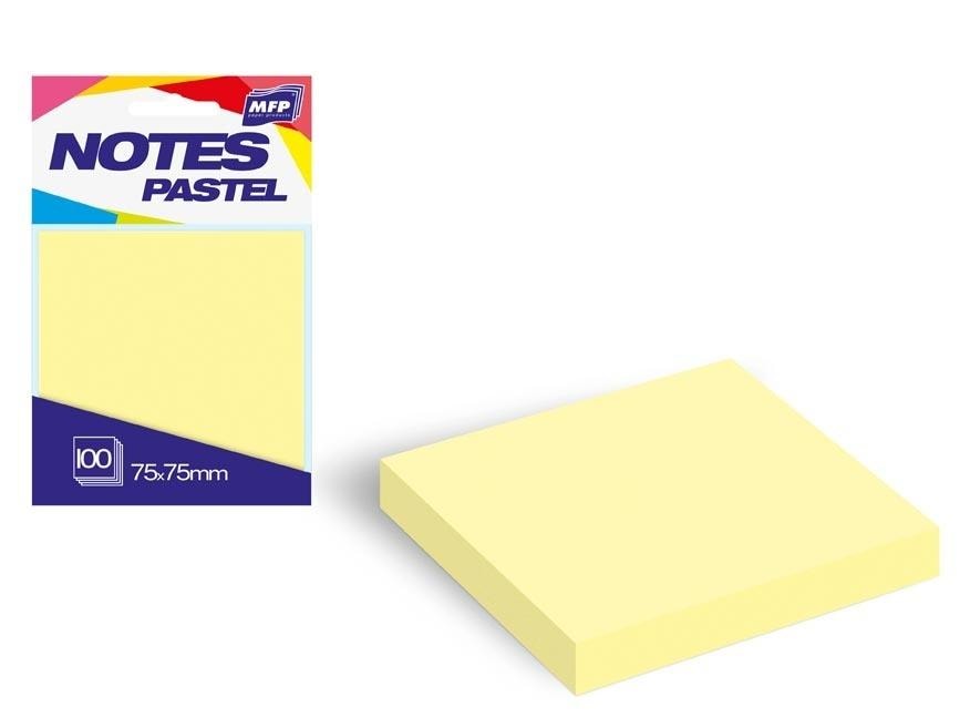 MFP Self-adhesive notes 7.5x7.5cm 100 pieces - ideal for notes