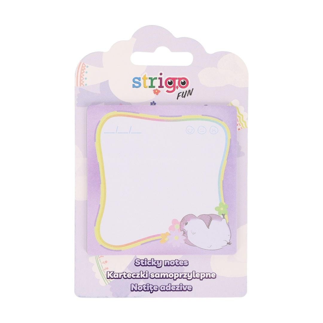 Strigo Self-adhesive notes 73x73mm 20 pieces purple - ideal for notes