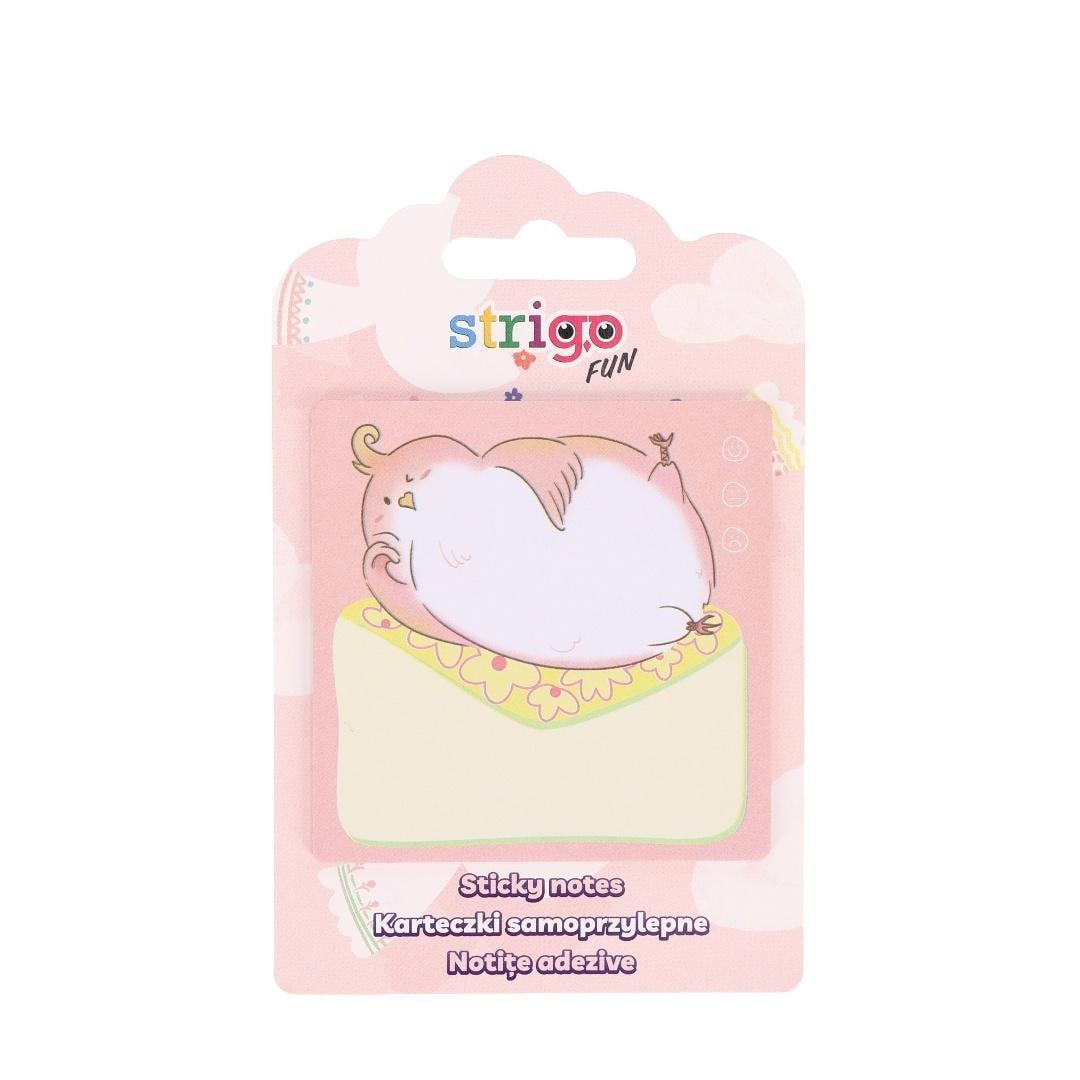 Strigo Self-adhesive notes 73x73mm pink 20 pieces - perfect for notes