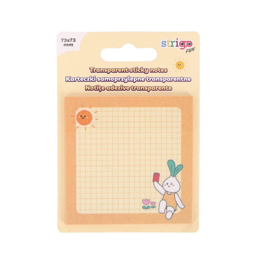 Strigo Self-adhesive notes yellow 73x73mm - ideal for notes