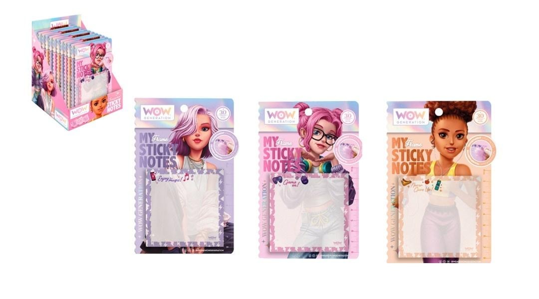 Wow Generation Sticky Notes Mix - creative notes for everyday use