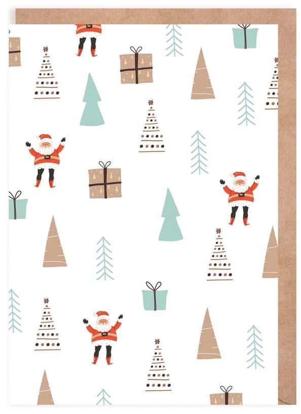 Cardie Minimalist Christmas Card, Eco K138