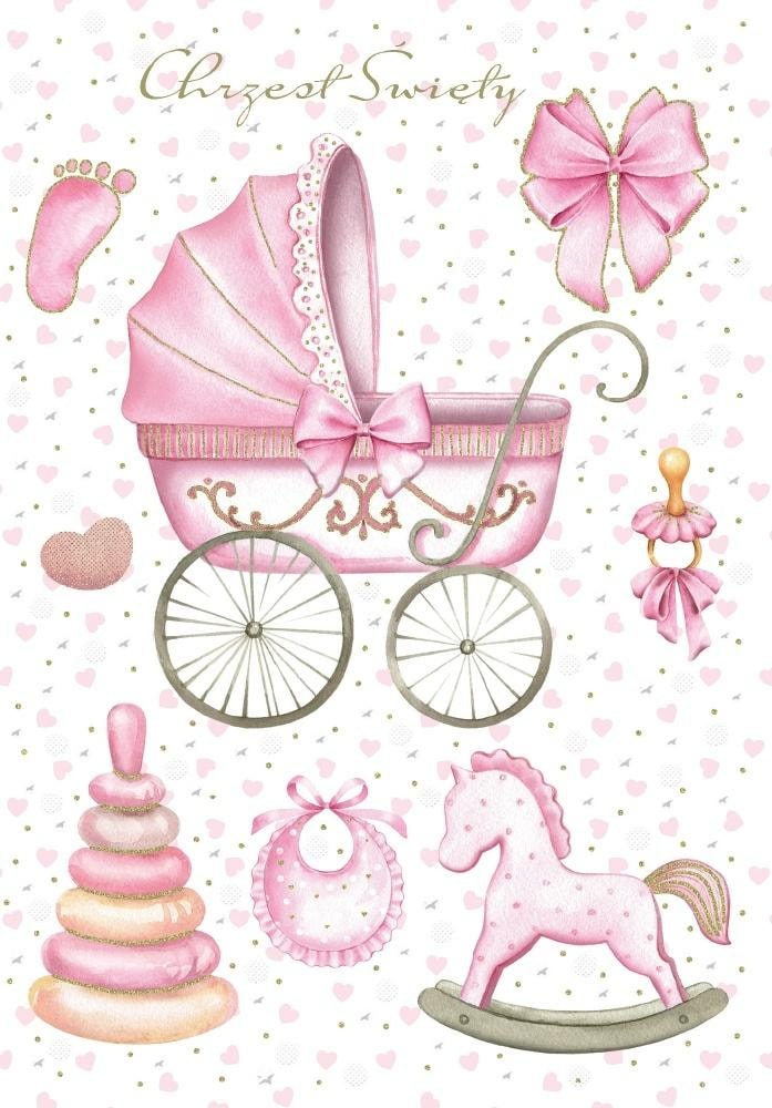 Trend Greeting card for Baptism - perfect keepsake