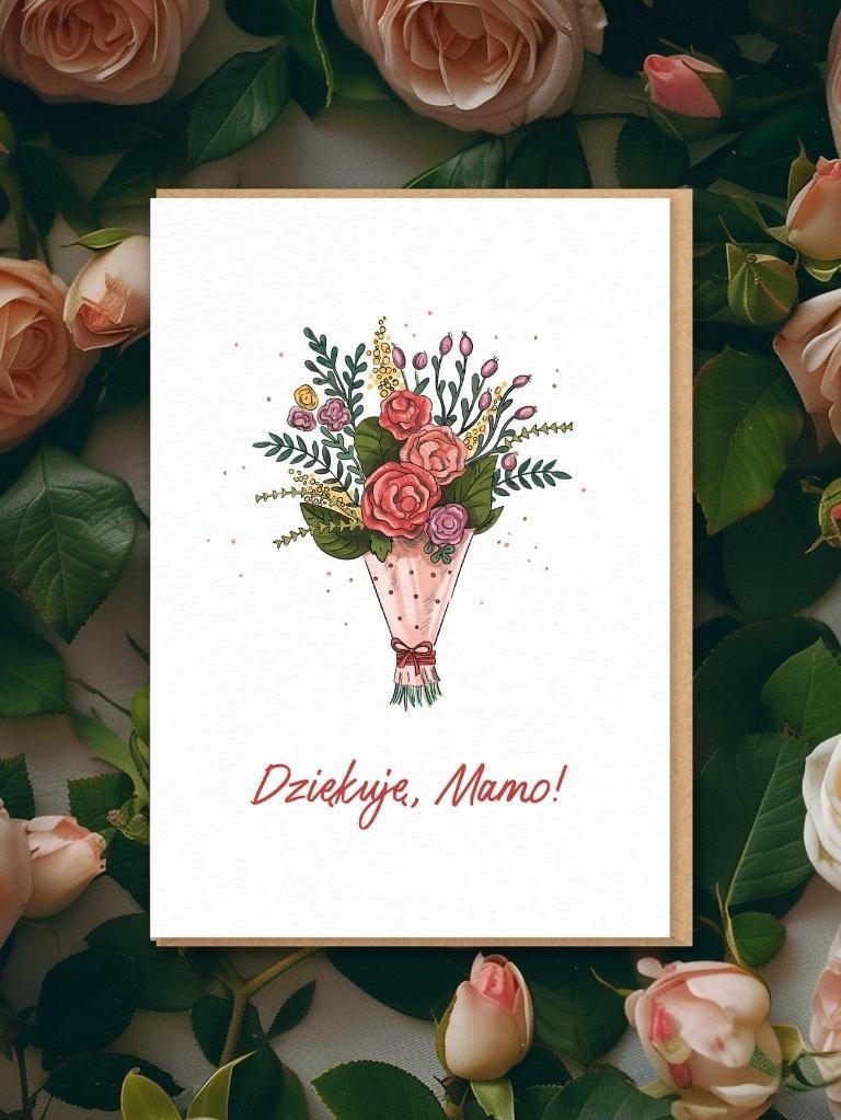 Thank You Mom Card - A special gift for beloved Mom