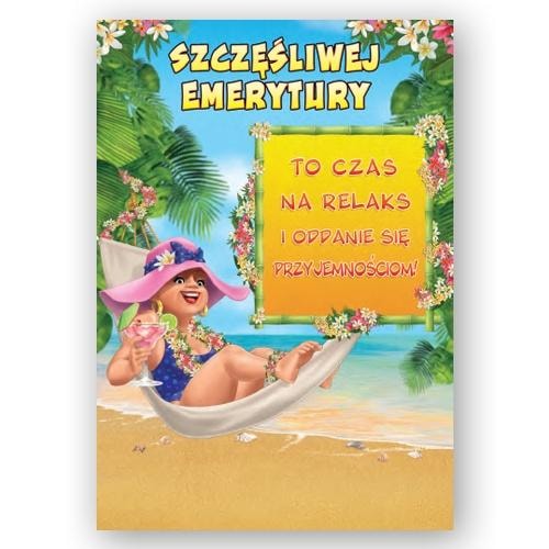 Retirement greeting card large TDF27 - perfect farewell gift