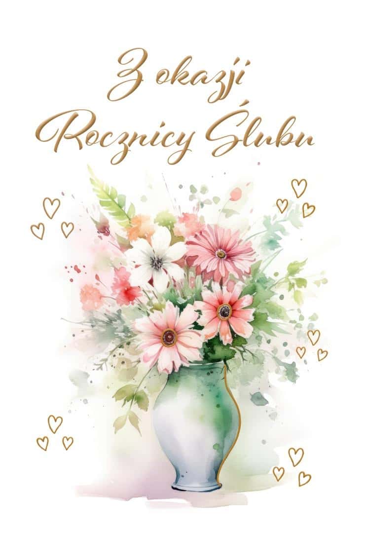 Wedding Anniversary Greeting Card - Elegant Gift for Loved Ones