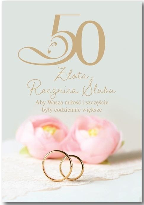Greeting card for 50th Wedding Anniversary - Unique gift for the anniversary