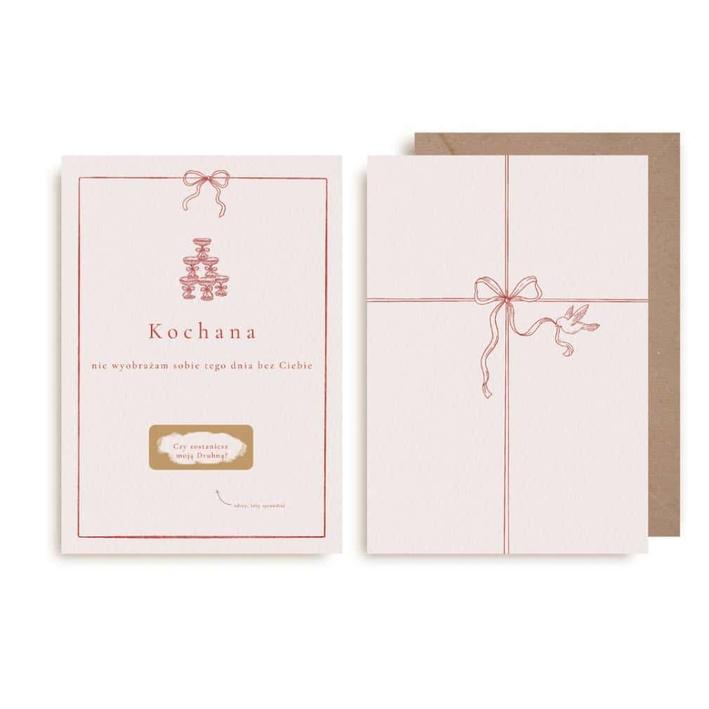 Scratch card - Will you be my Bridesmaid? - Unique invitation