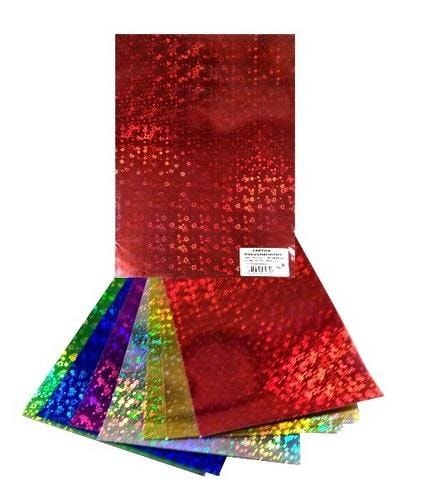 Galeria Hobby Holographic cardboard colorful - 8 sheets of creativity