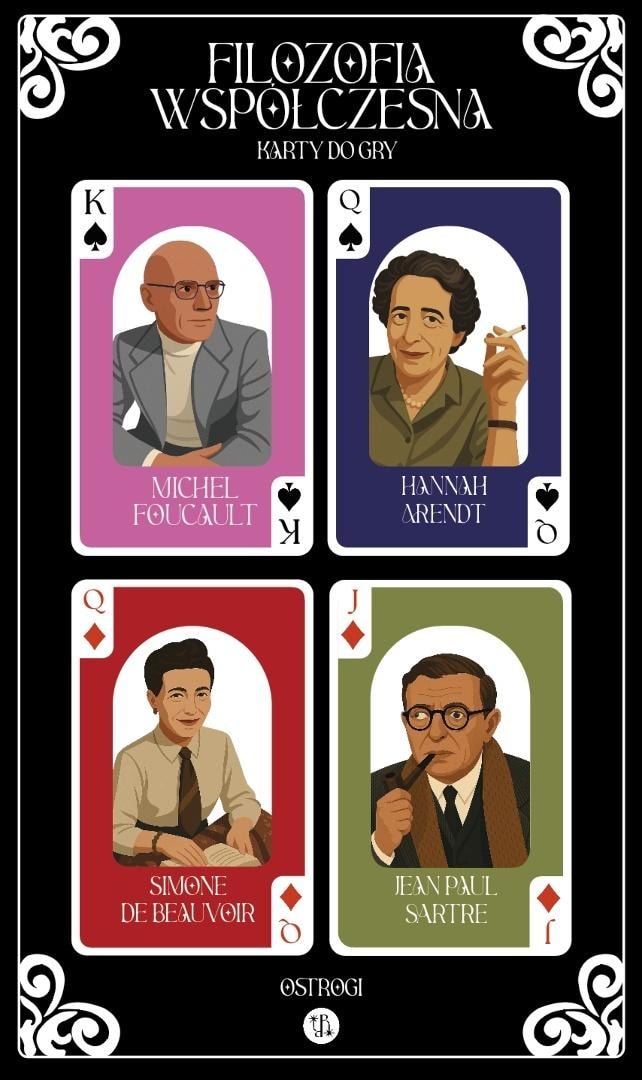 Playing cards Contemporary Philosophy - educational card game