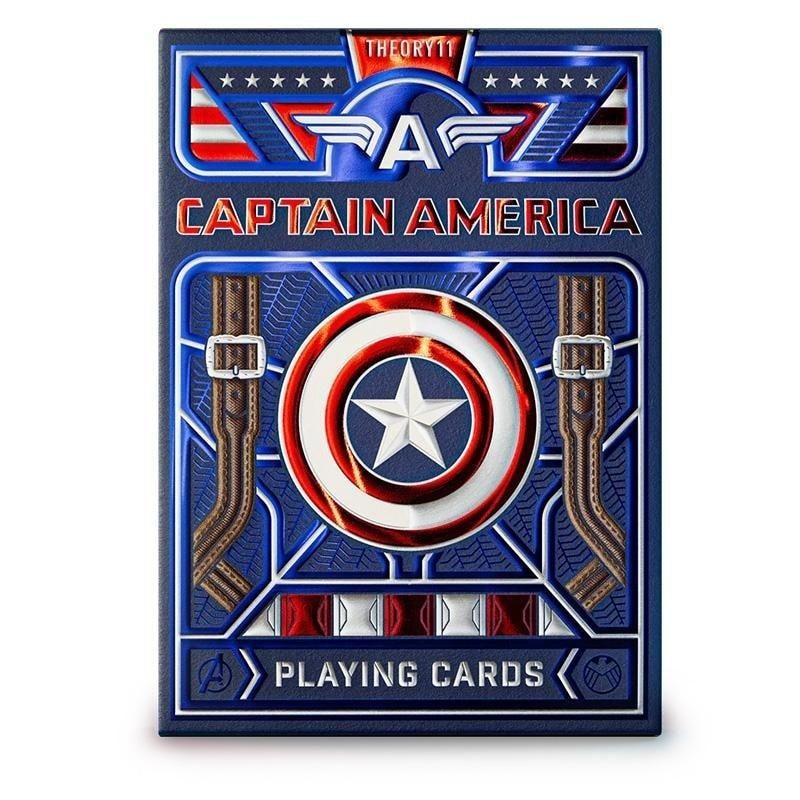 Theory 11 Playing Cards Captain America - collectible playing cards