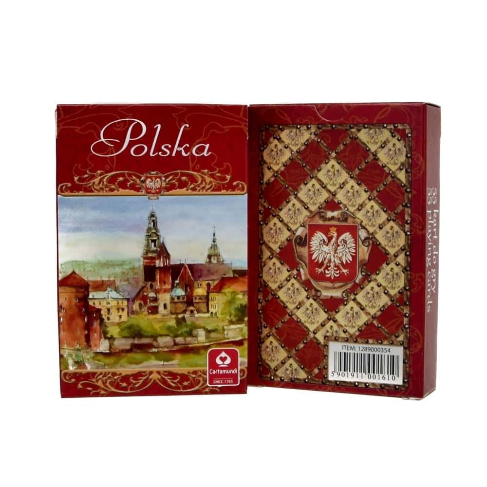 Poland Watercolors Playing Cards - beautiful deck of 55 cards with Polish views