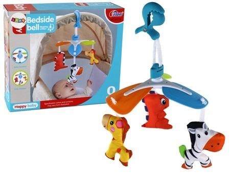 Cot mobile animals - colorful mobile with clip