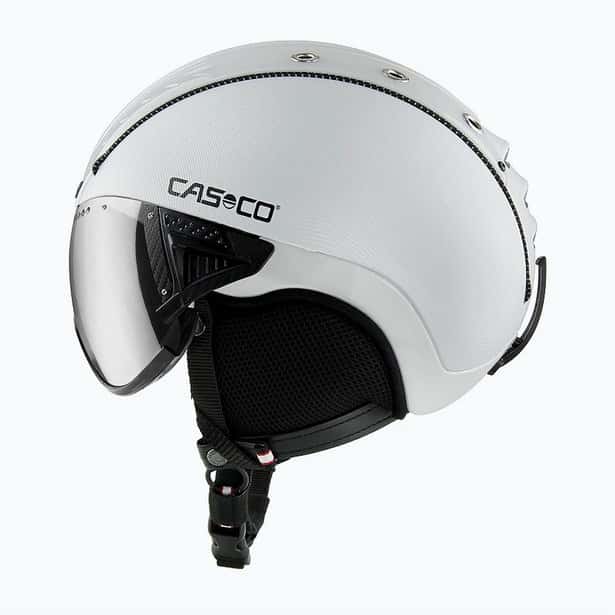 CASCO SP-2 Carbonic Visor - Ski helmet white with visor, size S