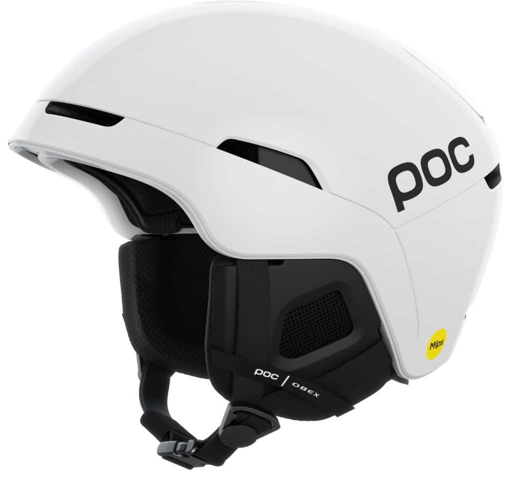 POC Obex MIPS white ski helmet - safety and style on the slopes