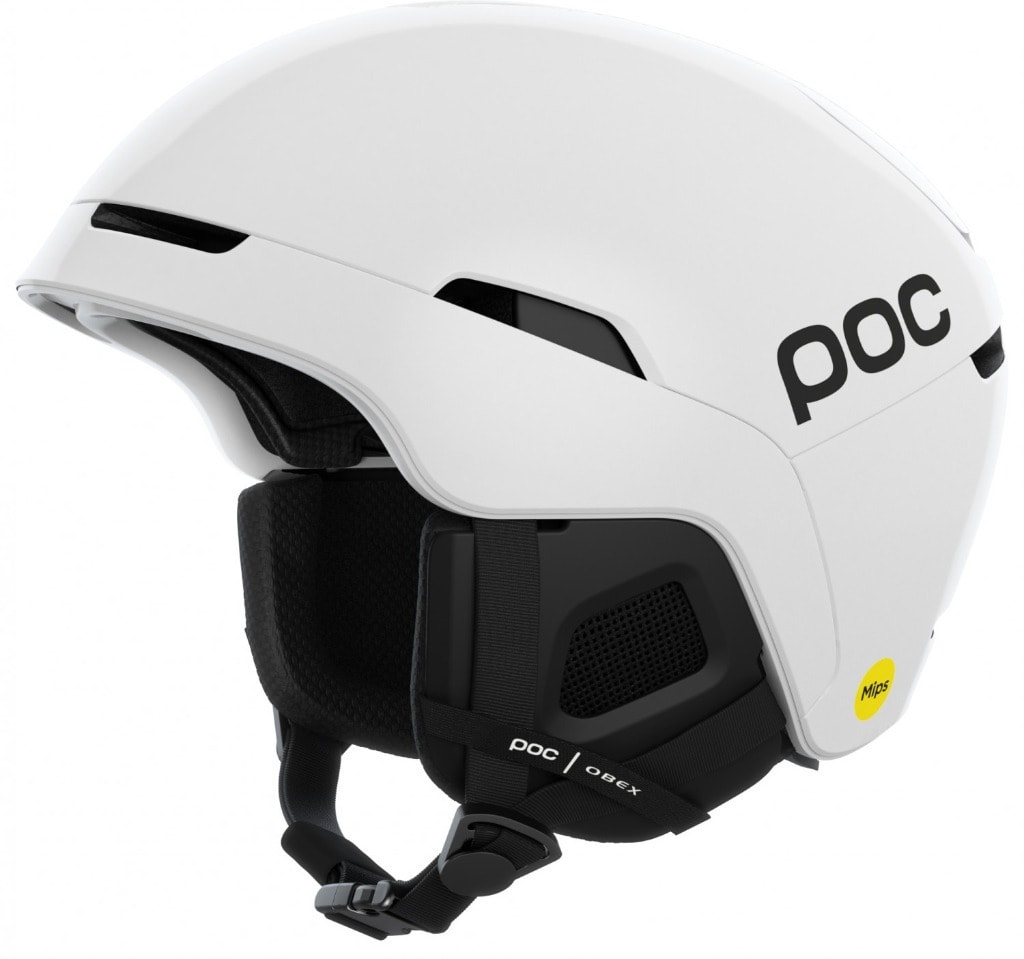 POC Obex MIPS white ski helmet - safety and style on the slopes