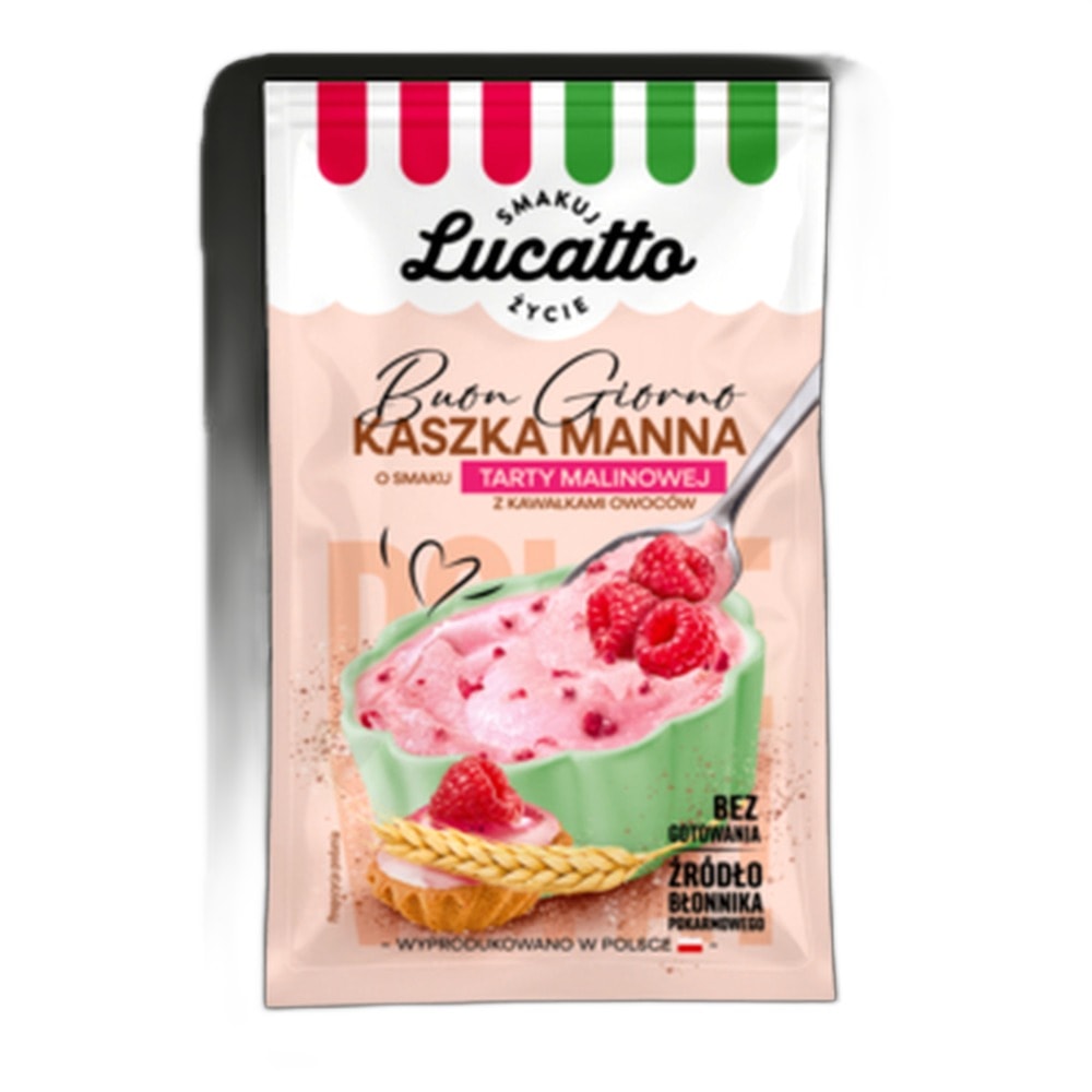LUC Instant Semolina Raspberry Tart - quick and tasty dessert