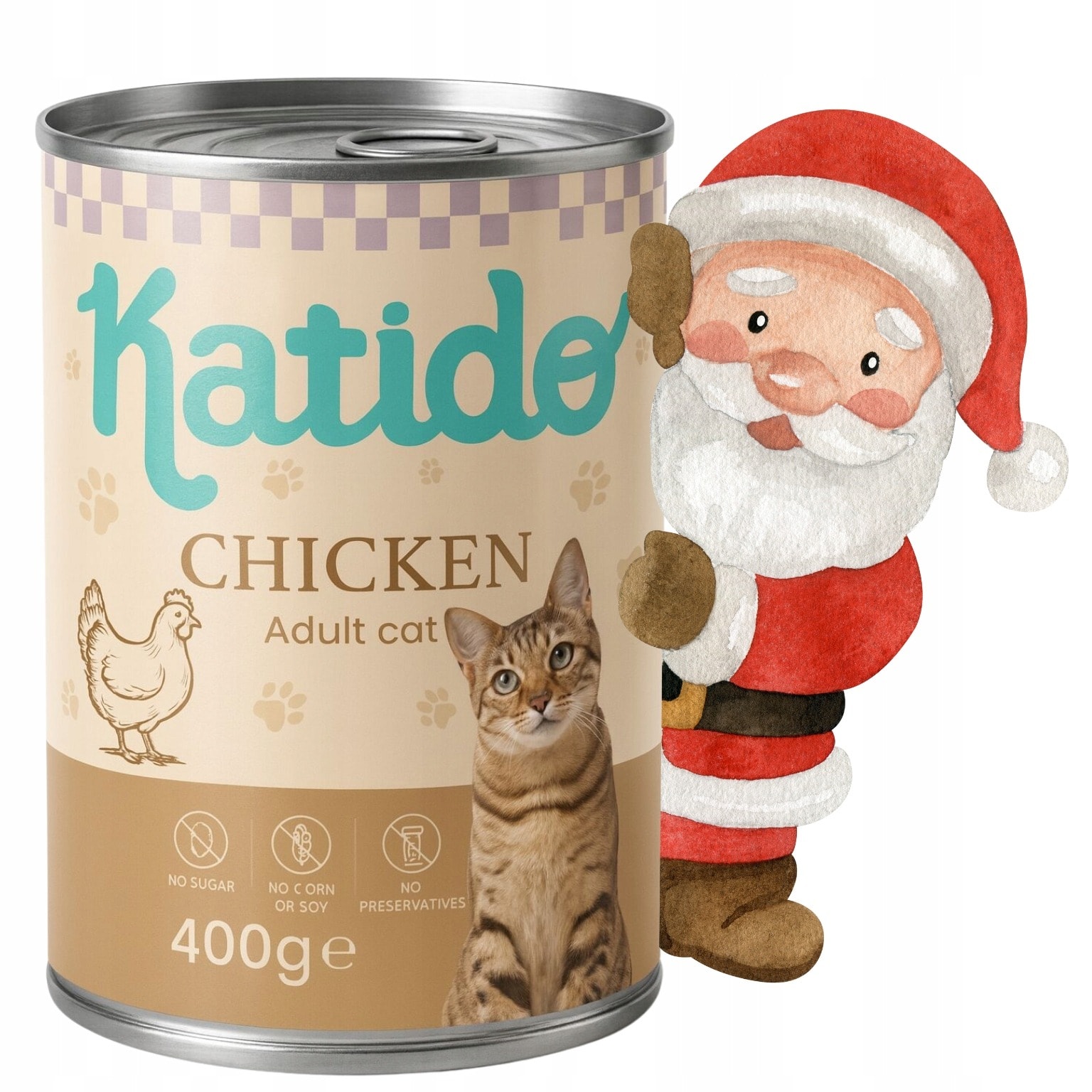 KATIDO Chicken - Wet cat food 400g