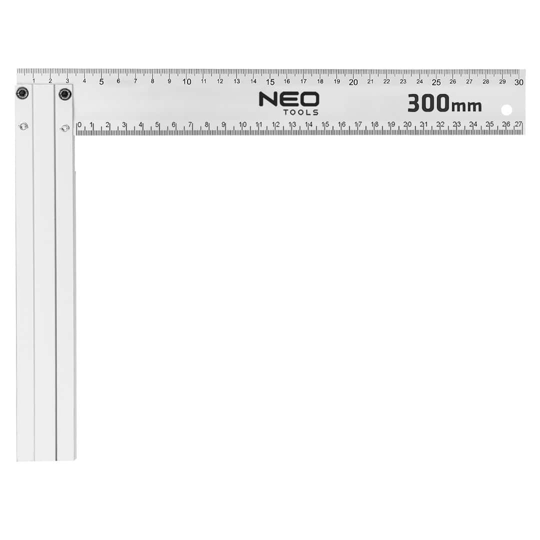 NEO Aluminum construction square 300 x 175 mm - precise measuring tool