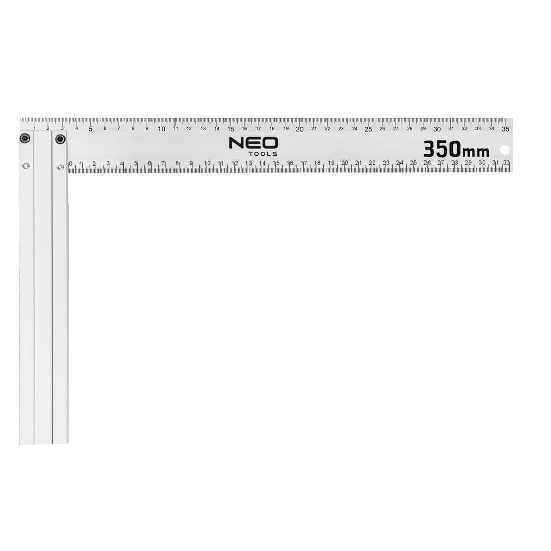NEO Aluminum construction square 350 x 190 mm - precise measuring tool