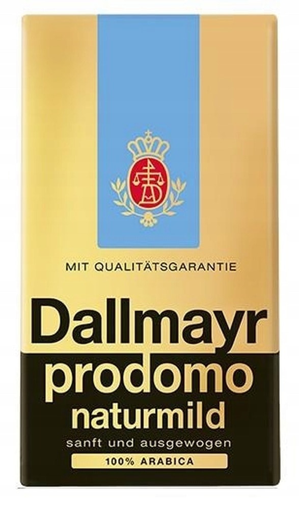 Dallmayr Prodomo Naturmild Ground Coffee 500g - Mild and Aromatic