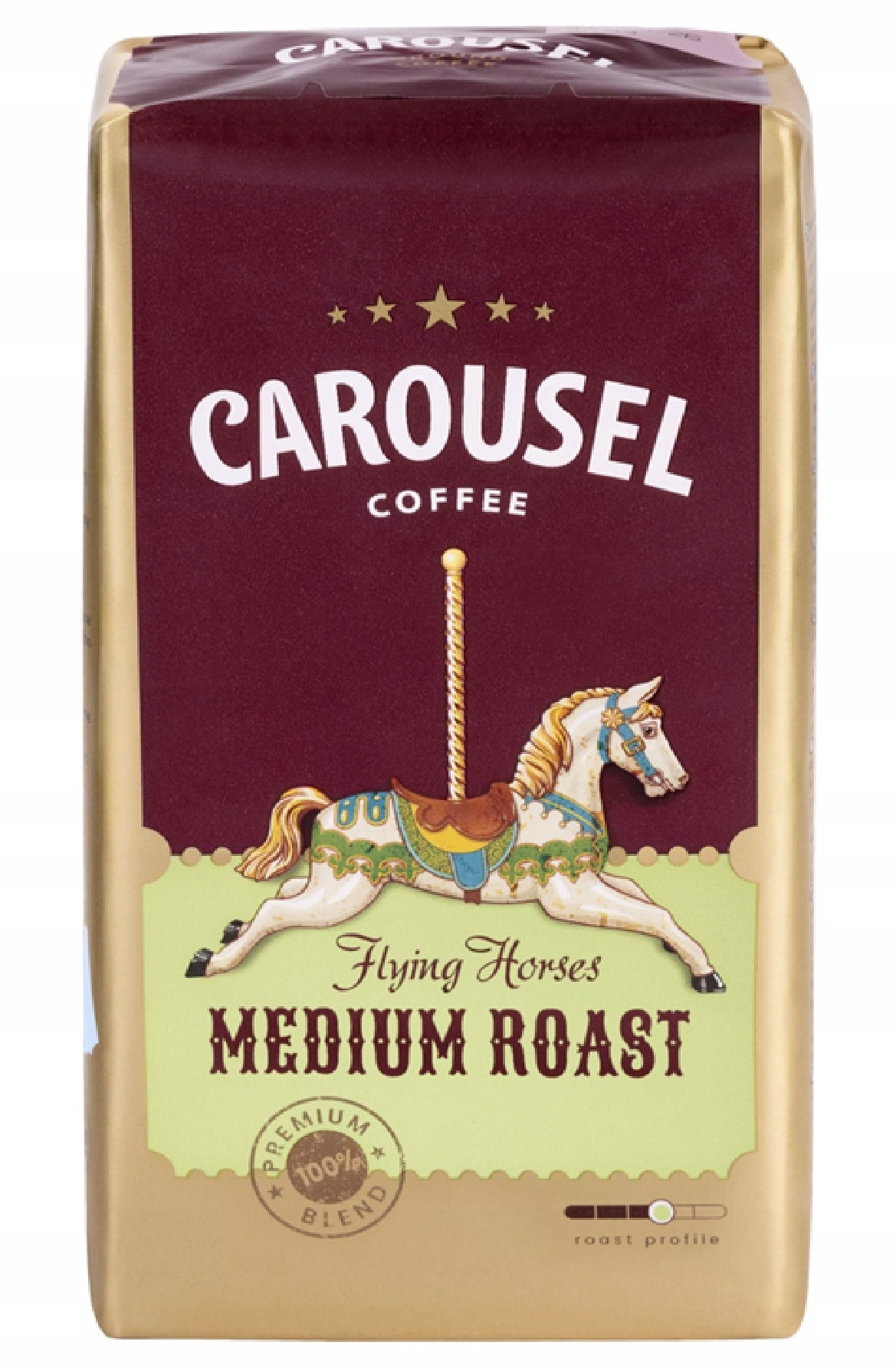 Carousel Medium Roast Ground Coffee - perfect for mornings 500g
