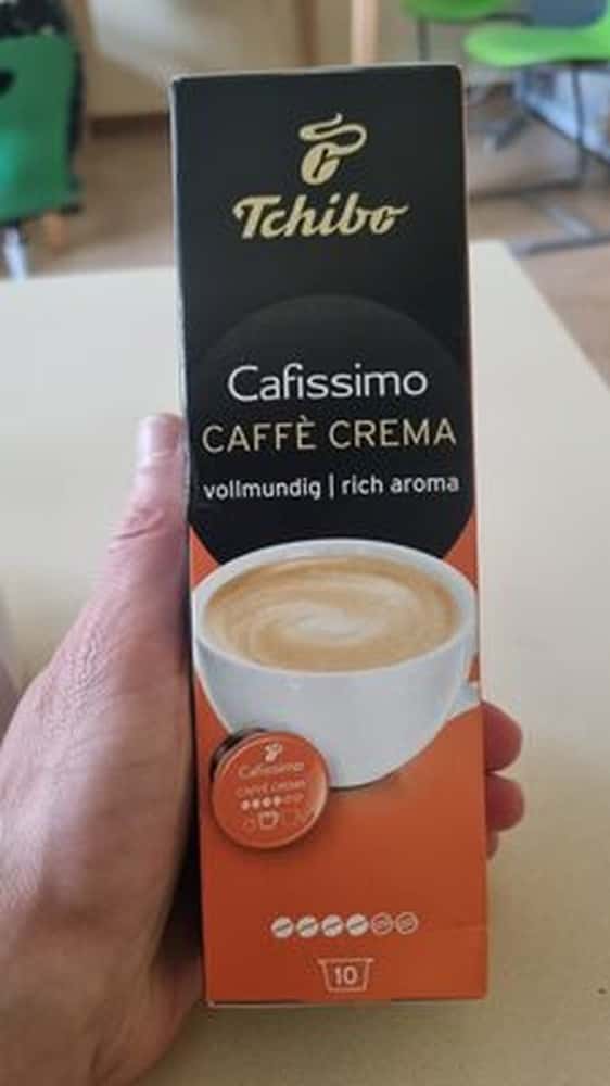 Tchibo Cafis Crema Rich Aroma - Ground coffee in capsules, ideal for espresso