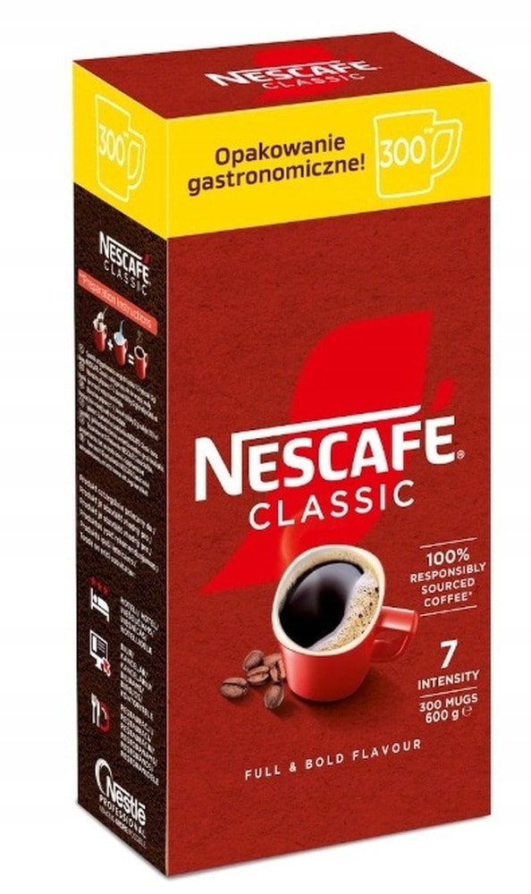 Nescafé Classic instant coffee 600g - perfect to wake up