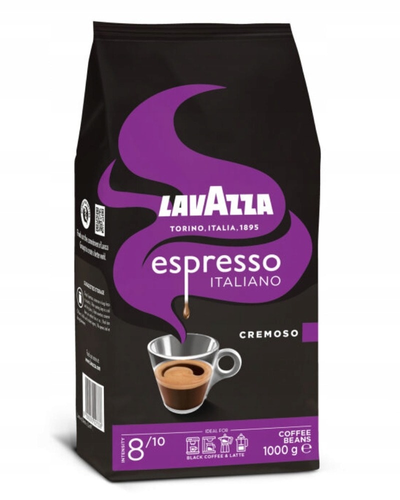 Lavazza Espresso Cremoso - Coffee beans 1 kg for espresso lovers