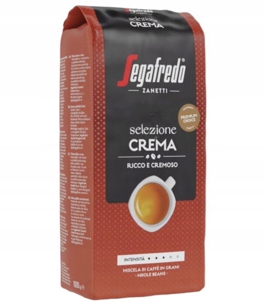 Segafredo Selezione Crema - Coffee Beans 1 kg - Ideal for espresso