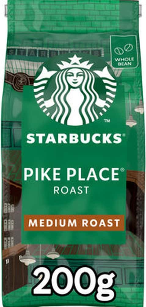 Starbucks Pike Place Roast - Medium roast coffee beans 200g