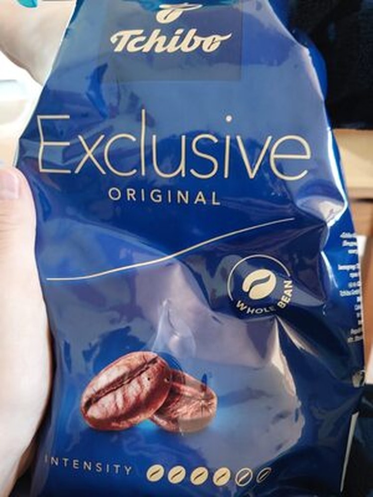 Tchibo Exclusive Coffee Beans 1 kg - Perfect for starting the day