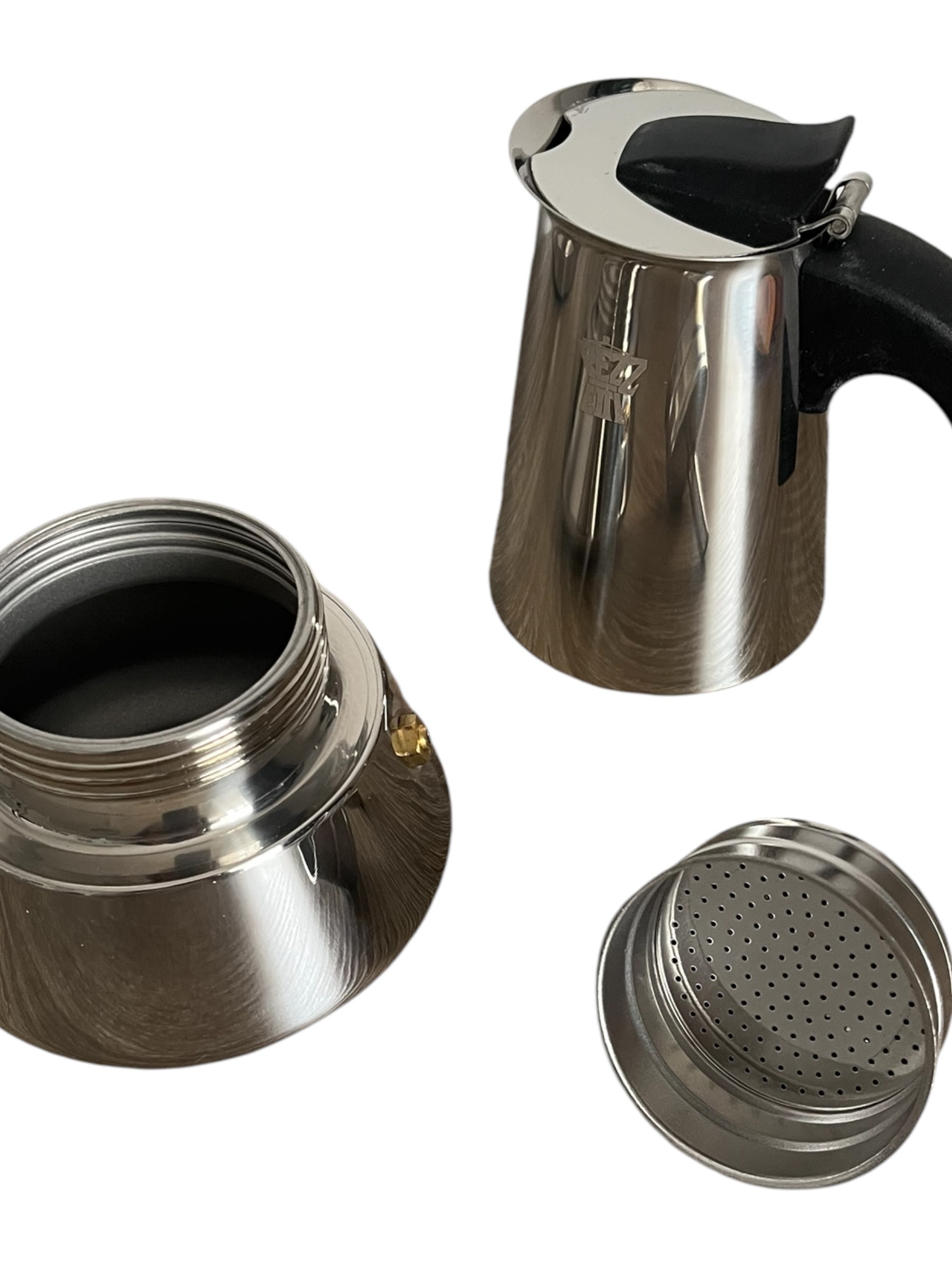 Pezzetti Moka Pot - Aluminum Espresso Maker - ideal for home