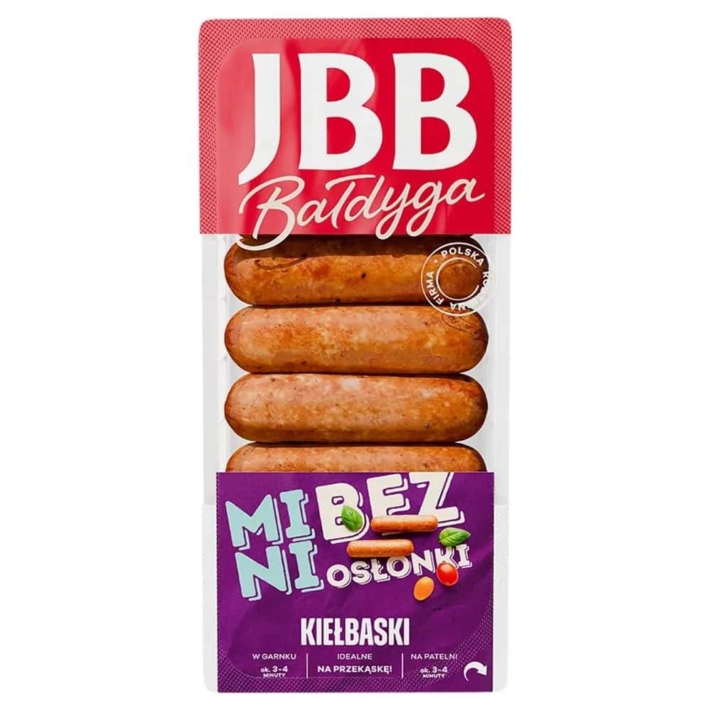 JBB Mini Pork Sausages Without Casing - ideal for grilling and snacking
