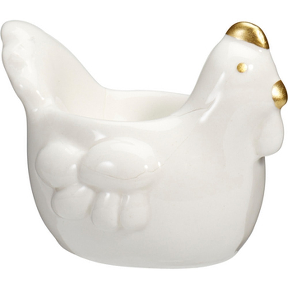 Egg cup Chicken Porcelain - Charming addition to breakfast