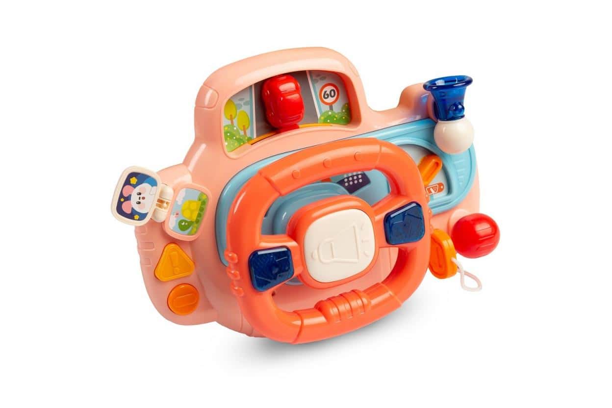TOYZ Educational rally steering wheel - ideal toy for little drivers