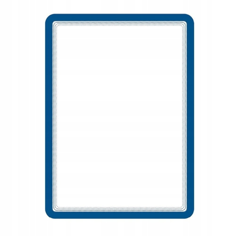 Self-adhesive U-pocket for A4 frame - ideal for presentations