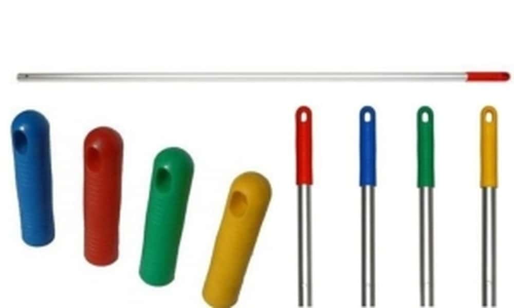 Intermop Aluminum Mop Handle Blue - durable and ergonomic