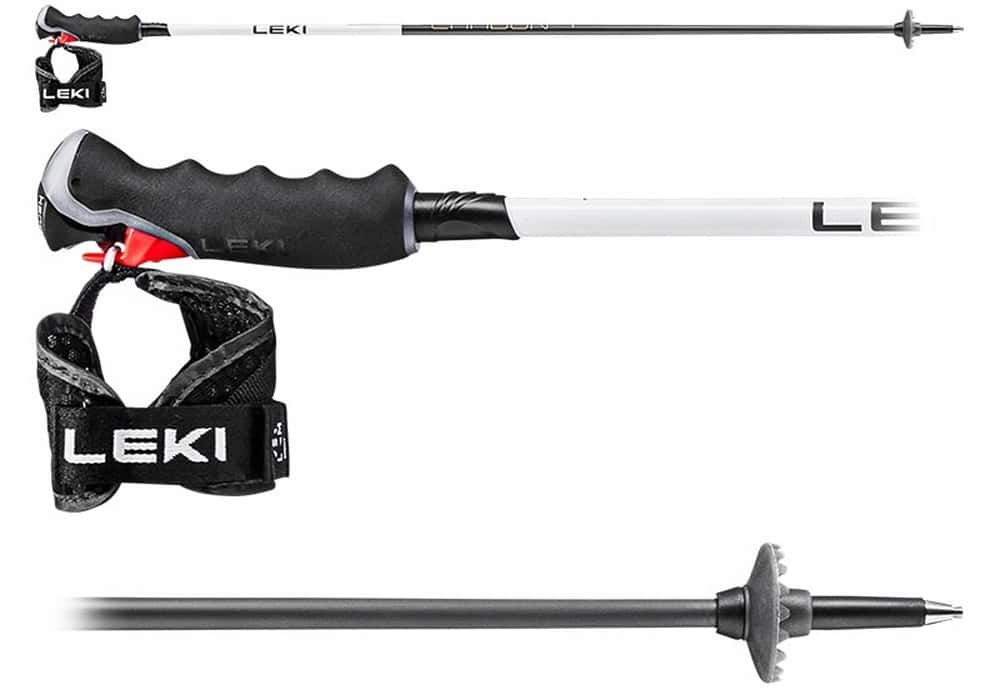 Leki 3D Carbon 14 Women Ski Poles 110 cm - perfect for the slopes
