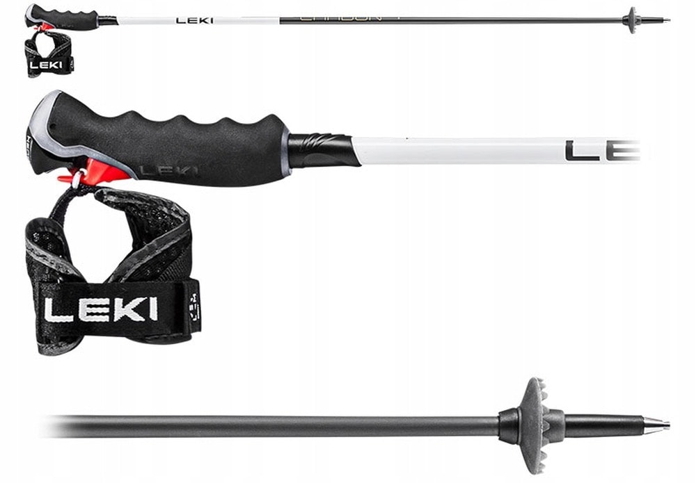 Leki 3D Carbon 14 Women Ski Poles 110 cm - perfect for the slopes