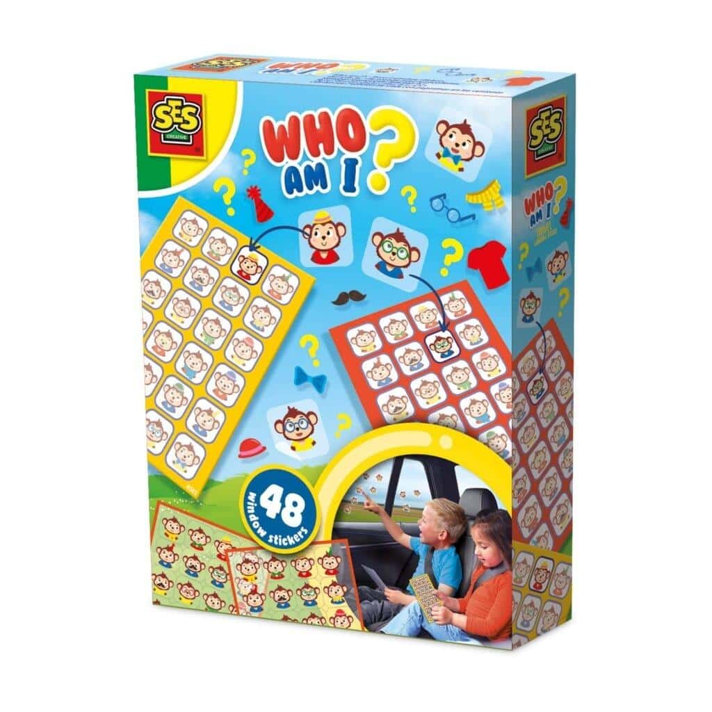Who am I? Window stickers - educational game on the go